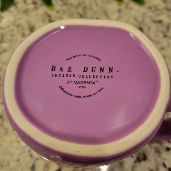 Rae Dunn Purple Wicked Witch With Face on other Side! - Picture 6 of 6